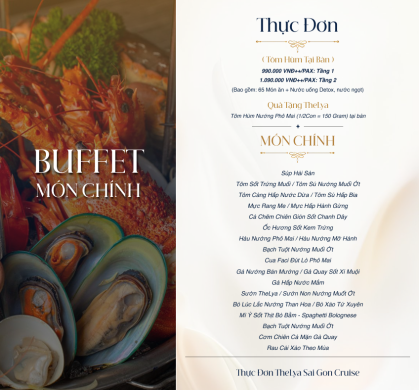 BUFFET MÓN CHÍNH