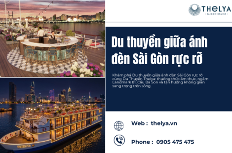Du thuyền giữa ánh đèn Sài Gòn rực rỡ