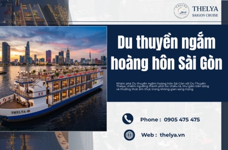 Du thuyền ngắm hoàng hôn Sài Gòn
