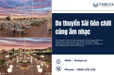 Du thuyền Sài Gòn chill cùng âm nhạc