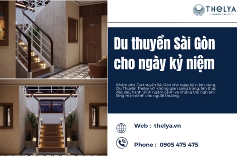 Du thuyền Sài Gòn cho ngày kỷ niệm