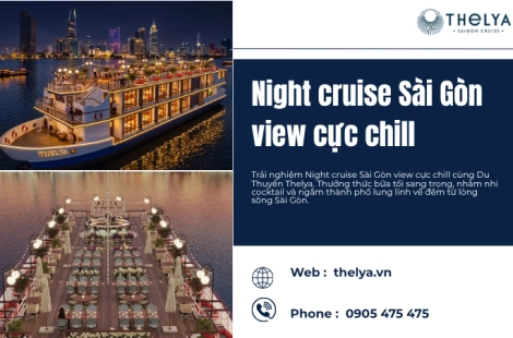 Night cruise Sài Gòn view cực chill