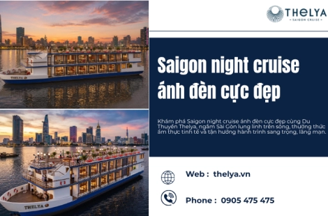 Saigon night cruise ánh đèn cực đẹp