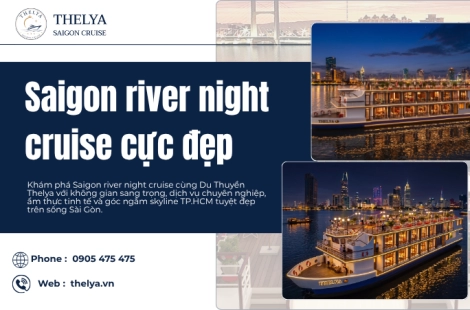 Saigon river night cruise cực đẹp