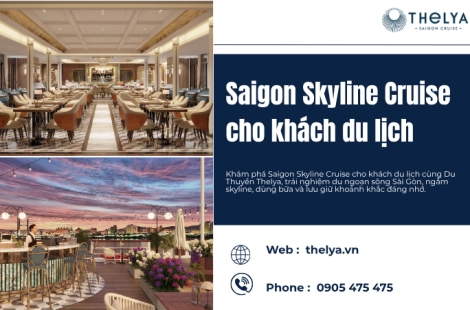 Saigon Skyline Cruise cho khách du lịch