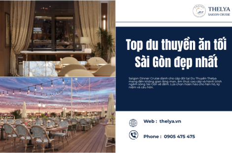 Top du thuyền ăn tối Sài Gòn đẹp nhất