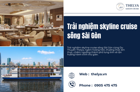 Trải nghiệm skyline cruise sông Sài Gòn