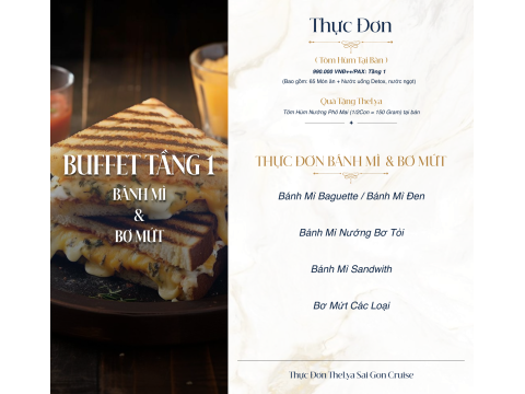 BUFFET BÁNH MÌ & BƠ MỨT TẦNG 1
