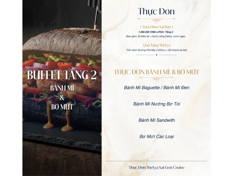 BUFFET BÁNH MÌ & BƠ MỨT TẦNG 2
