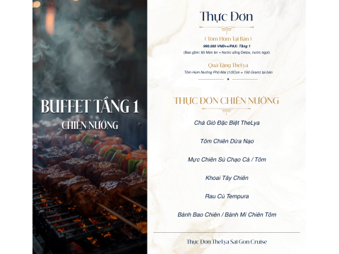 BUFFET CHIÊN NƯỚNG TẦNG 1