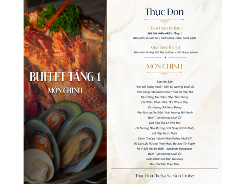 BUFFET MÓN CHÍNH TẦNG 1