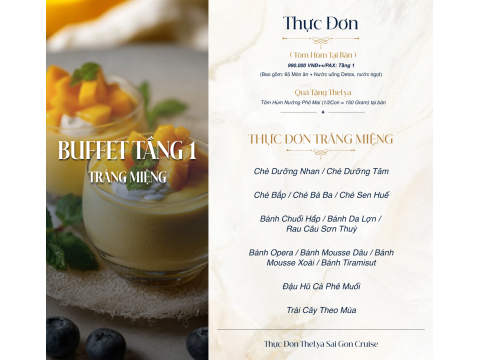 BUFFET TRÁNG MIỆNG TẦNG 1