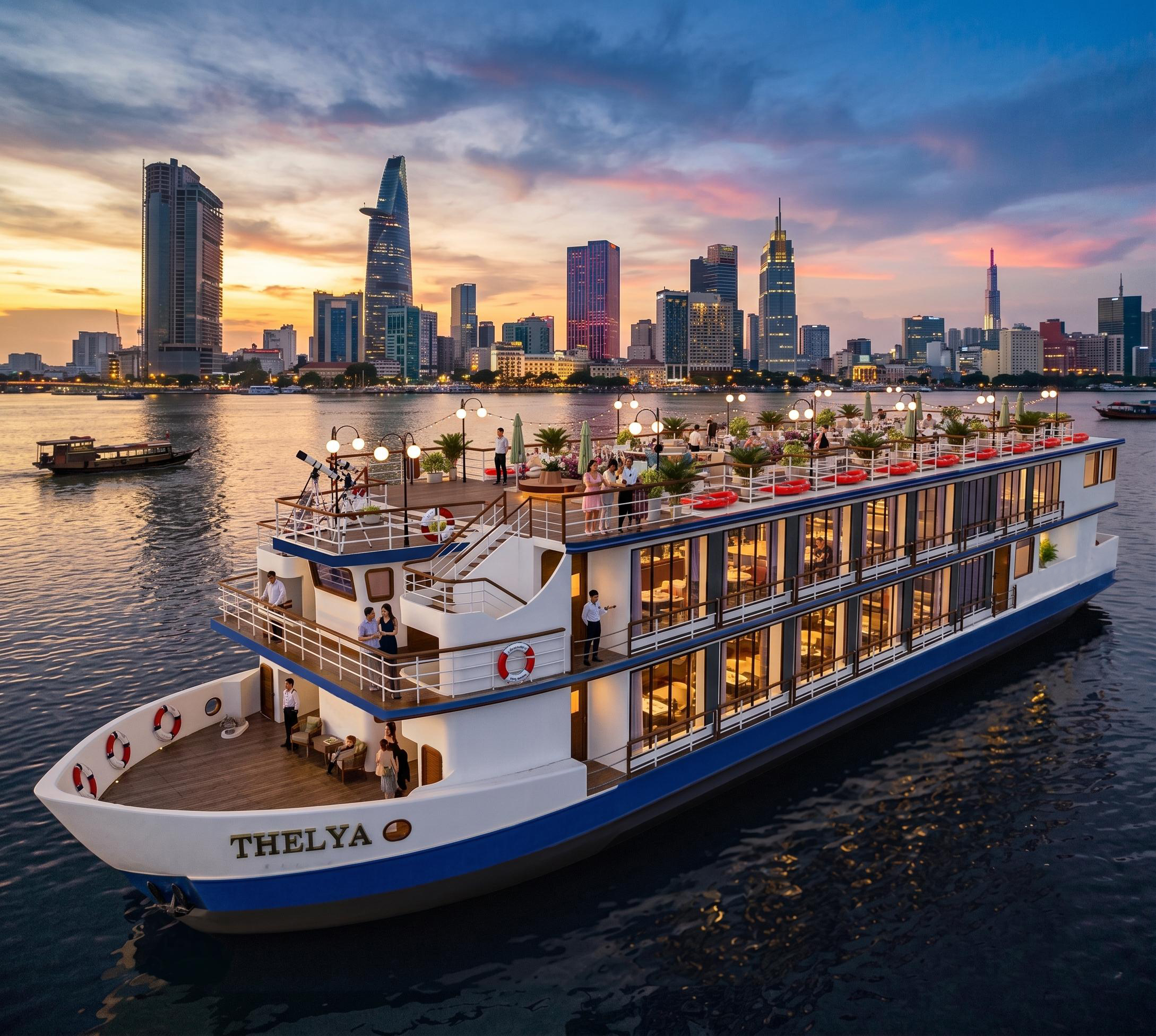 Đi Saigon Sunset Cruise Có Gì Vui Khi Hoàng Hôn Buông Xuống?