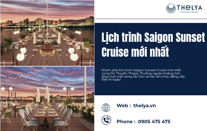 Lịch Trình Saigon Sunset Cruise Mới Nhất Và Trải Nghiệm Hoàng Hôn Đẳng Cấp