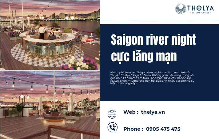 Saigon River Night Cực Lãng Mạn: Hành Trình Du Ngoạn Đêm Thưởng Thức Ẩm Thực Và Ánh Sáng