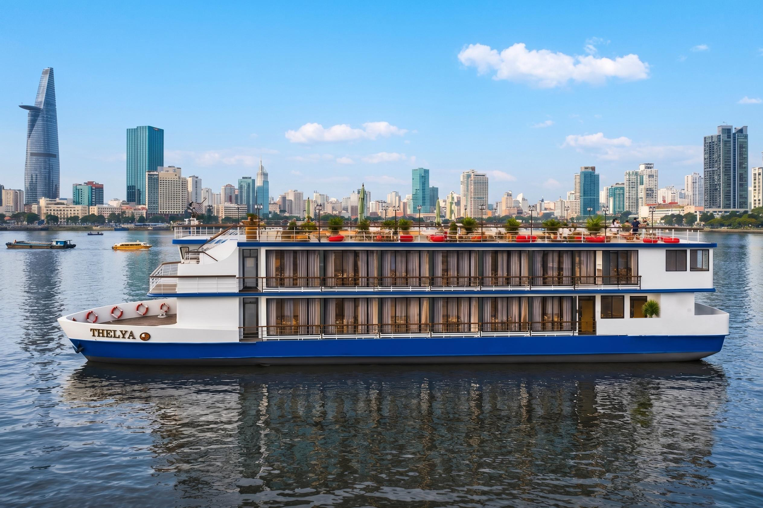 Vì sao nên trải nghiệm Saigon Skyline Cruise cùng Du Thuyền Thelya?