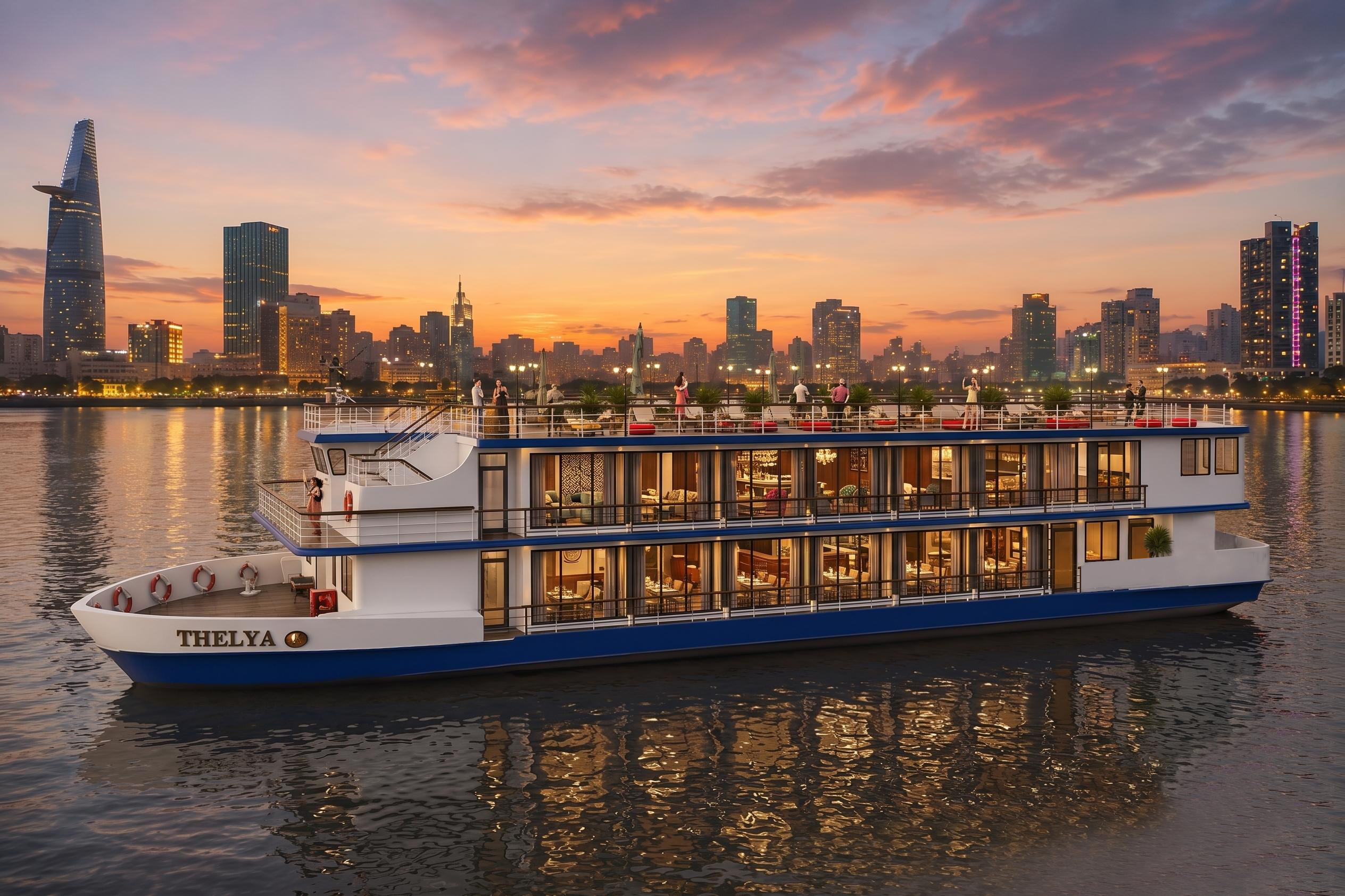 Trải nghiệm ẩm thực đẳng cấp trên Saigon Skyline Cruise